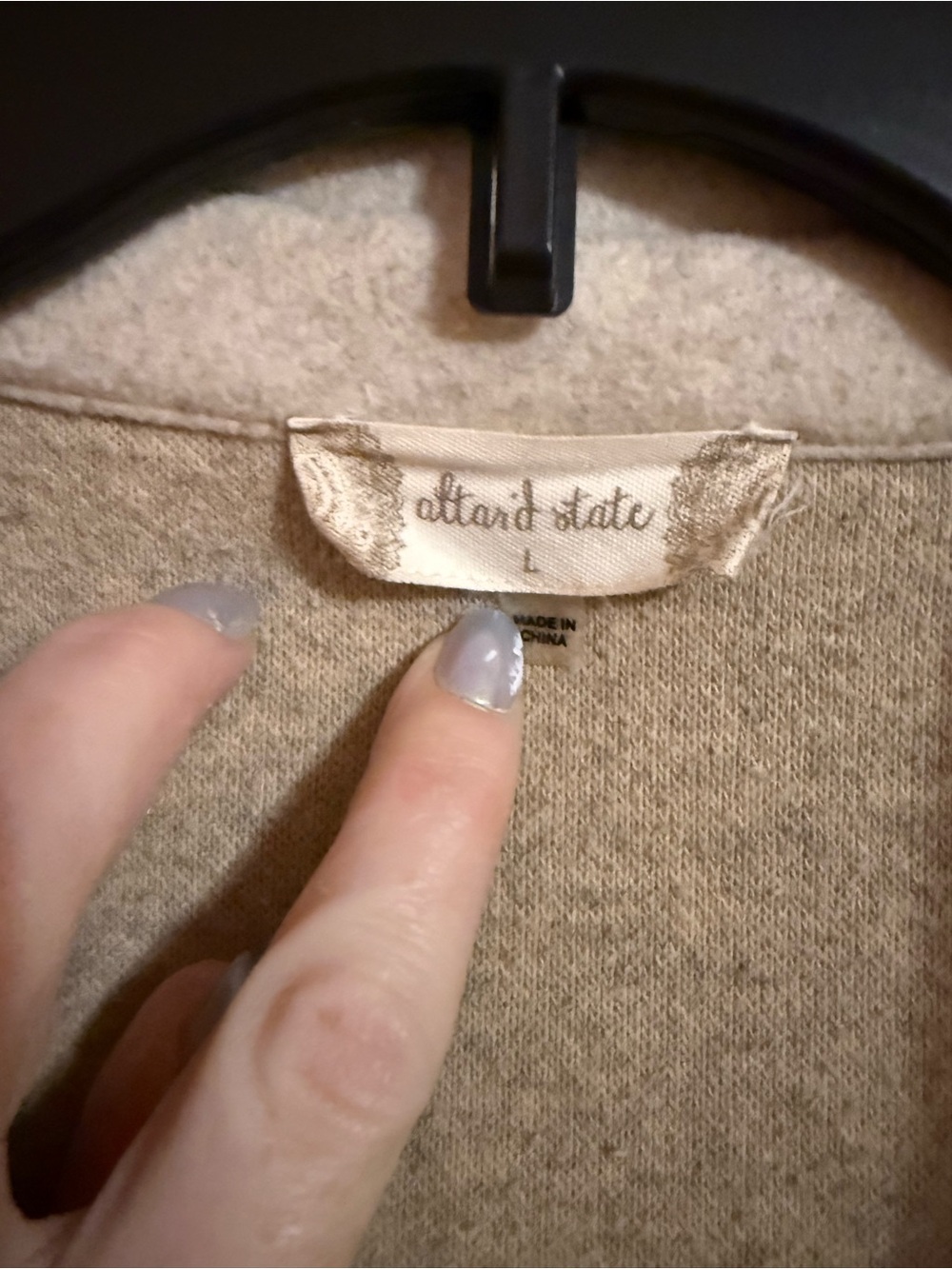 Altar'd State Cream Button-Front Shacket - Picture 5 of 5
